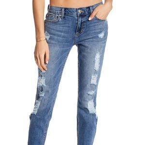 KUT from the Kloth; Catherine boyfriend Jean-distressed
